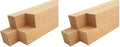 Barrington Hardwoods Cherry Lumber Square Turning Blanks (4pc) (2" x 2" x 6") (Pack of 2)