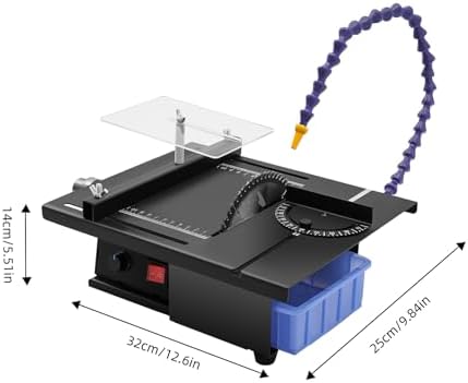 Table Saw Gem Jewelry Rock Bench Polishing Grinding Machine Lathe Polisher 110V