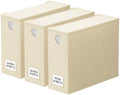 SpaceAid 3 Pack Bed Sheet Organizers and Storage, Foldable Linen Closet Organizer, Set Folder Keeper With Window XL (Queen & King Size) Bedding Container (Beige)
