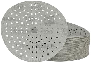 Mirka Iridium 6 Inch 120 Grit Premium Ceramic Blend Sanding Discs, 50 Pack