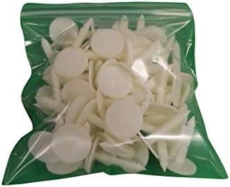 Farm Plastic Supply 1 3/8inches Vapor Barrier Foundation Push Pins for Crawlspace Moisture Barrier Poly Liners (100)