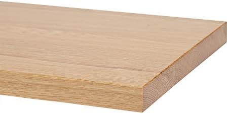 Edge Supply White Oak 1-1/4 in x 50 ft Roll – Pre-Glued Iron On Wood Veneer Tape – Wood Veneer Edge Banding Tape with Hot Melt Adhesive, Smooth Sanded Finish Ideal for Furniture & DIY, Made in USA