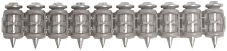100x Collated Concrete Nails 5/8 Inch (16mm) for Hilti BX 3 (BX3) Cordless Concrete Nailer, B3 MX Collated Strip, Full Round Head Hardened Steel Pins for Metal Track, Drywall & Concrete