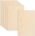 6 Pack Basswood Sheets 12 x 18 x 1/8 Inch-3 mm Unfinished Plywood for Craft Thin Wood Boards Sheets Rectangle Wood Panels for DIY School Projects, Painting, Laser Projects, Woodworking, Model Making