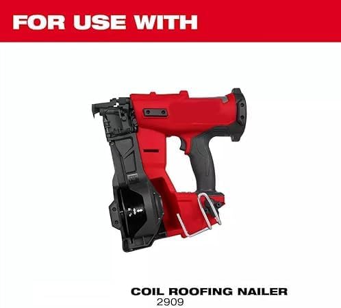 48-08-2909 Fits For Milwaukee 48-08-2909 18V Coil Roofing Nailer Vinyl Siding Tip