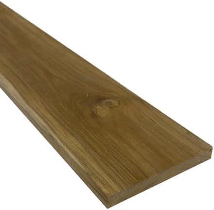 Premium Lumber S4S 1/2" x 6" x 3' 100% Natural Sustainably Grown from Plantations in Costa Rica