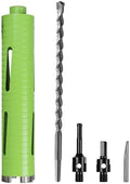 2 Inch Dry Core Drill Bit with Pilot Bit and 2 Pcs Adapters
