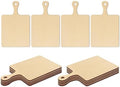PYD Life 12 Pack Plywood Sublimation Cutting Boards with Handle 5.5" x 9"