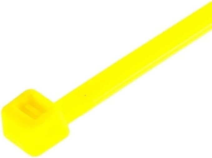 GTSE 14 inch Yellow Zip Ties, 8,000 Bulk Contractors Pack, 50lb Strength, UV Resistant Long Nylon Cable Ties, Self-Locking 14" Tie Wraps, Full Carton
