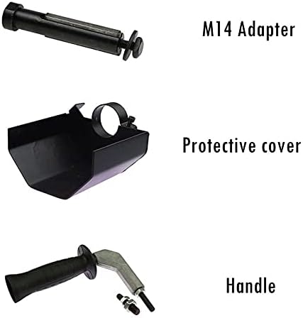 for M10/M14 Parts for Angle Grinder's Hand Held Linear Polisher Device Angle Grinder Adapter Protective Cove Tool Kit Accessories (Color : Protective Cover)