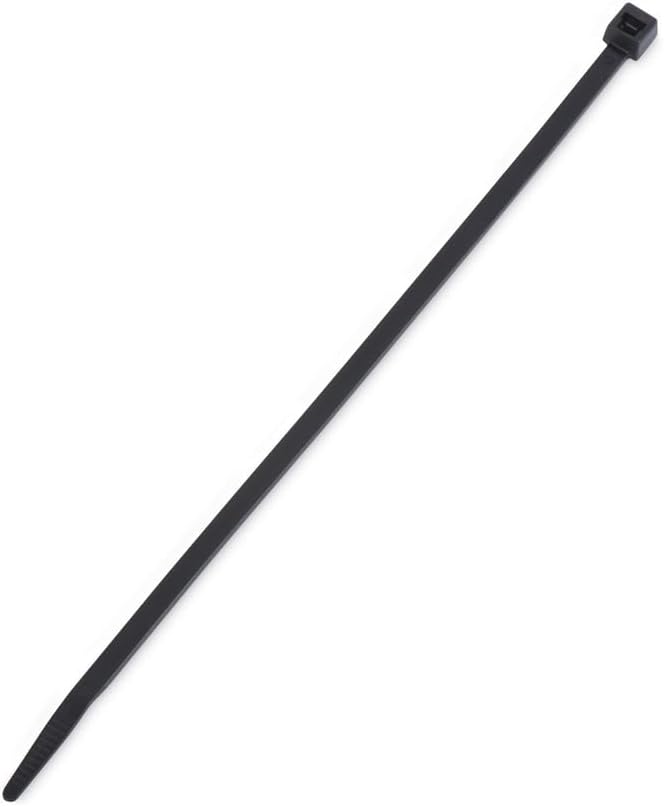 Tatco 22600 Nylon Cable Ties, 8 x 3/16, 50 lb, 1000/Pack, Black
