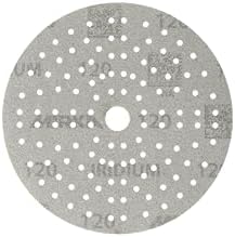 Mirka Iridium 6 Inch 120 Grit Premium Ceramic Blend Sanding Discs, 50 Pack