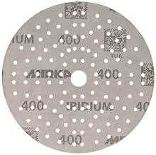 Mirka Iridium 6 Inch 400 Grit Premium Ceramic Blend Sanding Discs, 50 Pack