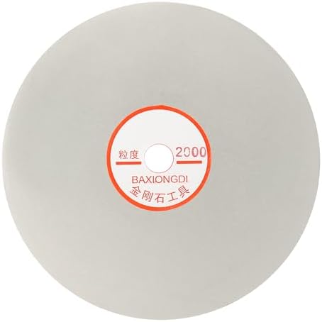 6 Inch x 1/2" Arbor Diamond Flat Lap Disc, 2000 Grit