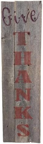Rustic Weathered Reclaimed Wood Planks for DIY Crafts, Projects and Decor (6 Planks - 36" Long)