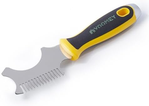 VOOMEY 5-in-1 Paint Roller Cleaner Tool with Hammer Base & Brush Comb