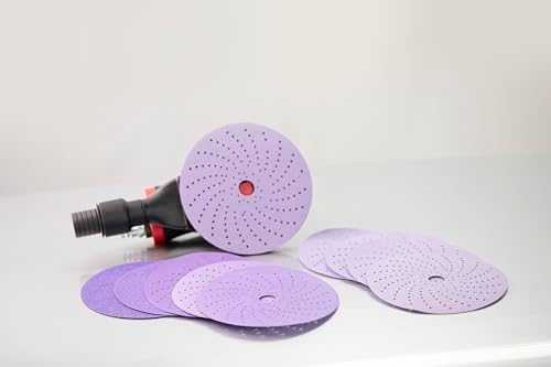 3M Cubitron II Hookit Clean Sanding Abrasive Disc 31462, 3 in, 240+ Grade, Pack of 50 Discs, Virtually Dust-Free, High Performance, Long Lasting, Multi-Hole Pattern, for Automotive Sanding