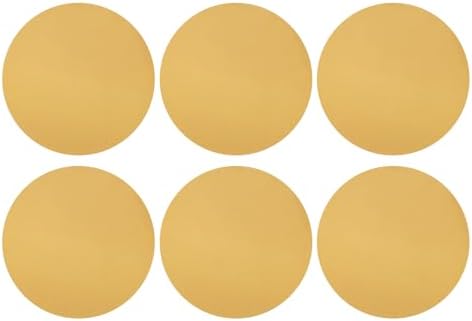 HARFINGTON 10 Pcs 8 Inch Sanding Discs 220 Grit Yellow Aluminum Oxide
