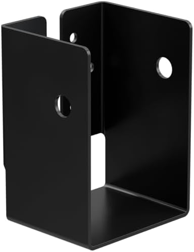 Simpson Strong-Tie APHH46 APHH Concealed-Flange Heavy Joist Hanger - Outdoor Accents Mission Collection, for 4x6 Joist, ZMAX Galvanized & Black-Powder Coated Decorative Hardware