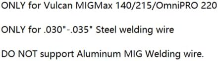 MIG WELDING GUN 15' 180AMP (2 PINS) replacement for Vulcan MIGMax 140/215/OmniPRO 220