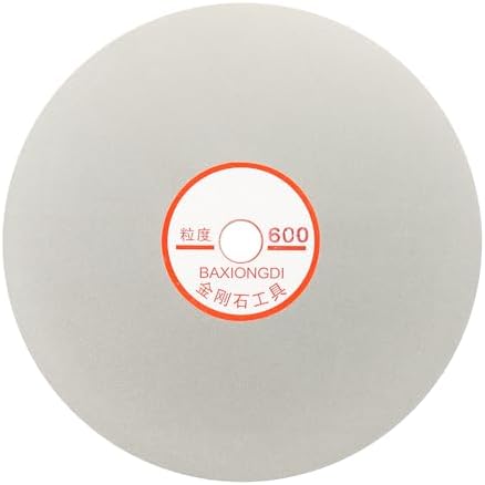 6 Inch x 1/2" Arbor Diamond Flat Lap Disc, 600 Grit