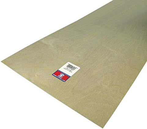 Midwest Products 5240 Birch Plywood, 1/64 x 12 x 24-Inch