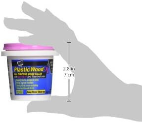 DAP Plastic Wood-X with DryDex Wood Filler, Natural (7079800540), 5.5 Oz (Pack of 2)