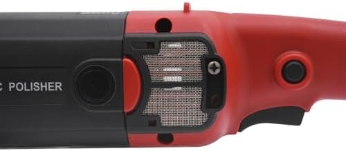 7Inch Concrete Grinder, 110V 1580W High-Efficiency Handheld Angle Grinder with Dust Shroud & Diamond Grinding Wheel, 6 Speed Adjustable - 3000RPM Max. (Black)