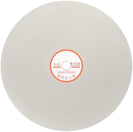 8 Inch x 1/2" Arbor Diamond Flat Lap Disc, 1000 Grit