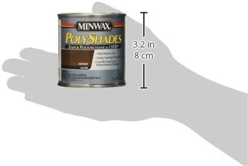 Minwax PolyShades Wood Stain + Polyurethane Finish – ½ Pint, Honey, Gloss