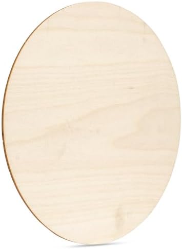Wood Circles 24 inch, 1/8 Inch Thick, Birch Plywood Discs, Pack of 2 Unfinished Wood Circles for Crafts, Wooden Rounds by Woodpeckers