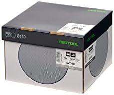 Festool 492371 Platin 2 S2000 Grit 6-Inch (150mm) Diameter Abrasive Sanding Discs, 15-Pack