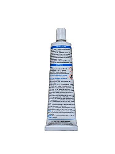 Food Grade NSF RTV Silicone Sealant Adhesive White 2.8 Ounce (1)
