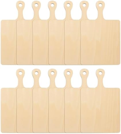 PYD Life 12 Pack Plywood Sublimation Cutting Boards with Handle 5.5" x 9"