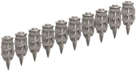 100x Collated Concrete Nails 3/4 Inch (19mm) for Hilti BX 4 (BX4) Cordless Concrete Nailer, B4 MX Collated Strip, Full Round Head Hardened Steel Pins for Metal Track, Drywall & Concrete