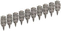 100x Collated Concrete Nails 3/4 Inch (19mm) for Hilti BX 4 (BX4) Cordless Concrete Nailer, B4 MX Collated Strip, Full Round Head Hardened Steel Pins for Metal Track, Drywall & Concrete