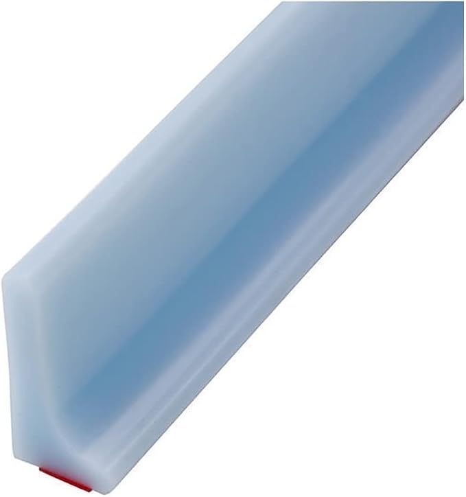 Silicone Water Retaining Strip Bathroom Foldable Block Water Stopper Sealing Strip, Self-Adhesive Silicone Shower Barrier, Flood Shower Water Barrier for Retention System (Color : Blue, Size : 100cm