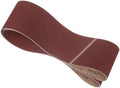 2 Pcs Sanding Belts 6 x 80 Inch 120 Grit Aluminum Oxide