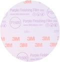 3M Hookit Purple Finishing Film Abrasive Disc, 260L, 30667, 6 in, P1500