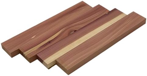 Barrington Hardwoods Cedar (Aromatic) Lumber - 3/4" x 2" (4 Pieces) (3/4" x 2" x 18")