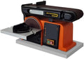 Grinding Wheel Sand Belt Machine Variable Speed Combination Bench Sander Belt Sander Disk with Cast Iron Base