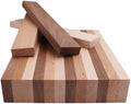 Barrington Hardwoods Domestic Variety Pack 5 Walnut, 5 Maple and 5 Cherry Boards - 3/4" x 2" (15Pcs) (3/4" x 2" x 18")