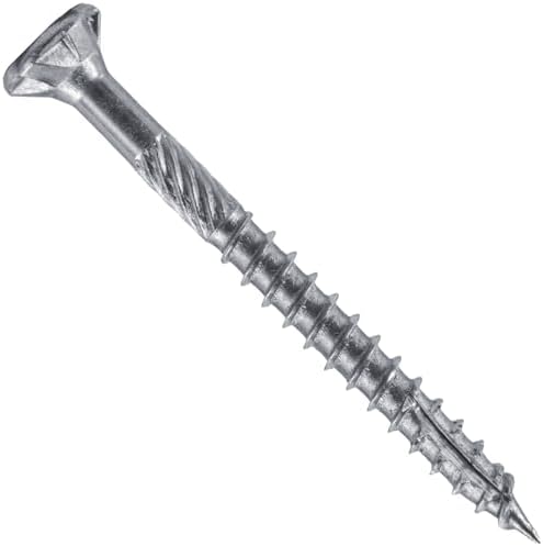Jake Sales #9 x 2 Silver Star Stainless Steel Wood Screw Torx/Star Drive Head - Grade 300 Series Stainless Steel Torx/Star Drive Wood Screws - (5 Pound CASE ~5985 Screws)