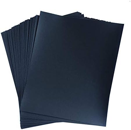 9 x 11 Inch Silicone Carbide Sand Paper, 150 Grit Sandpaper Sheets Silicone Carbide Wet Dry Sand Paper for Metal, Wood, Paint and Automotive Sandpapers, Sander Sheets, Sanding Papers - 25 Pack
