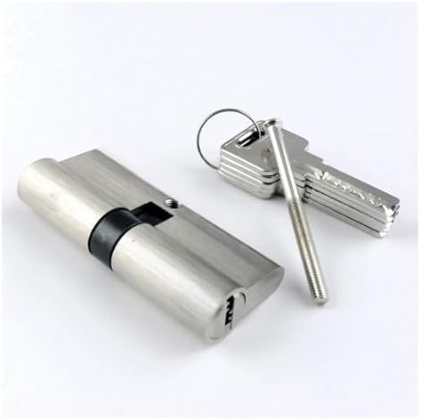 Euro Cylinder Lock,Lock Cylinder Double Open Lock Door Window Security Cylinder Living Room Lock Handle Customized Brass Key Door Barrel Lock(100mm(50 50))