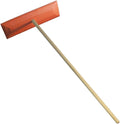 Snow Rake 18" Commercial Duty Snow Broom with 48" Wooden Finished Handle - Pack of 1