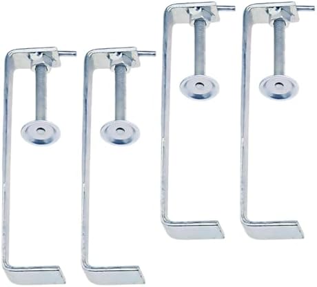 4 Pieces Brick Clamps Holder,Galvanized Steel,Workholding Devices, Steel Plate Clamp Brick Clamping Clips,for Carpenters, length 20cm