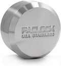 PACLOCK's 7-Series Flat Back Puck w/Tapped Holes, UCS, High Performance 6-Pin Cylinder, One Lock Keyed to a Number U-Pick! w/ 2 Keys, Stainless Steel