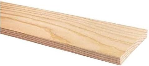 VENTRAL Lumber 1 in. x 6 in. (3/4" x 5-1/2") Construction Premium Douglas Fir Board Stud Wood 1FT