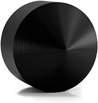 PACLOCK's 9-Series Patented Cone Puck w/Tapped Holes, High Security Rotating Disc, Manufacturer-Controlled Key Assigning, Exclusive Key Number, Keyed Differently w/ 1 Key, Black